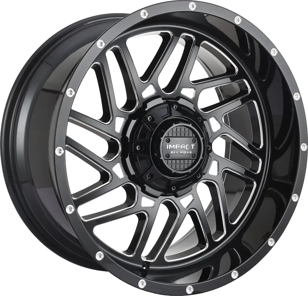 Impact Impact 808 Gloss Black Mi 22x12