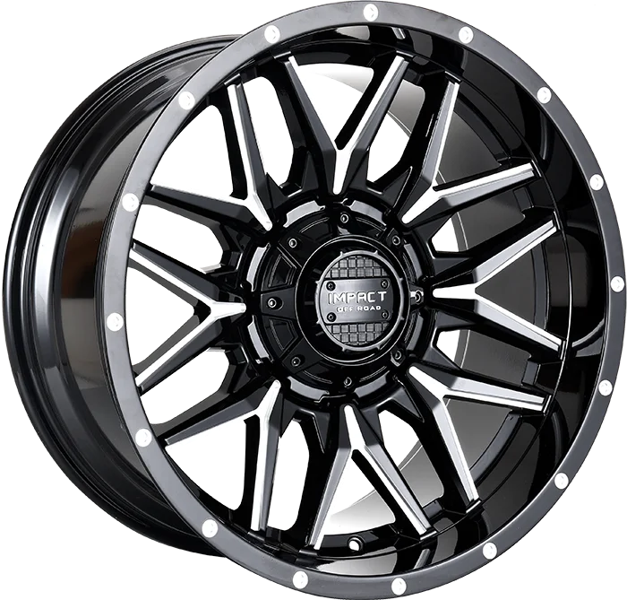 Impact Impact 819 Gloss Black Mi 24x12