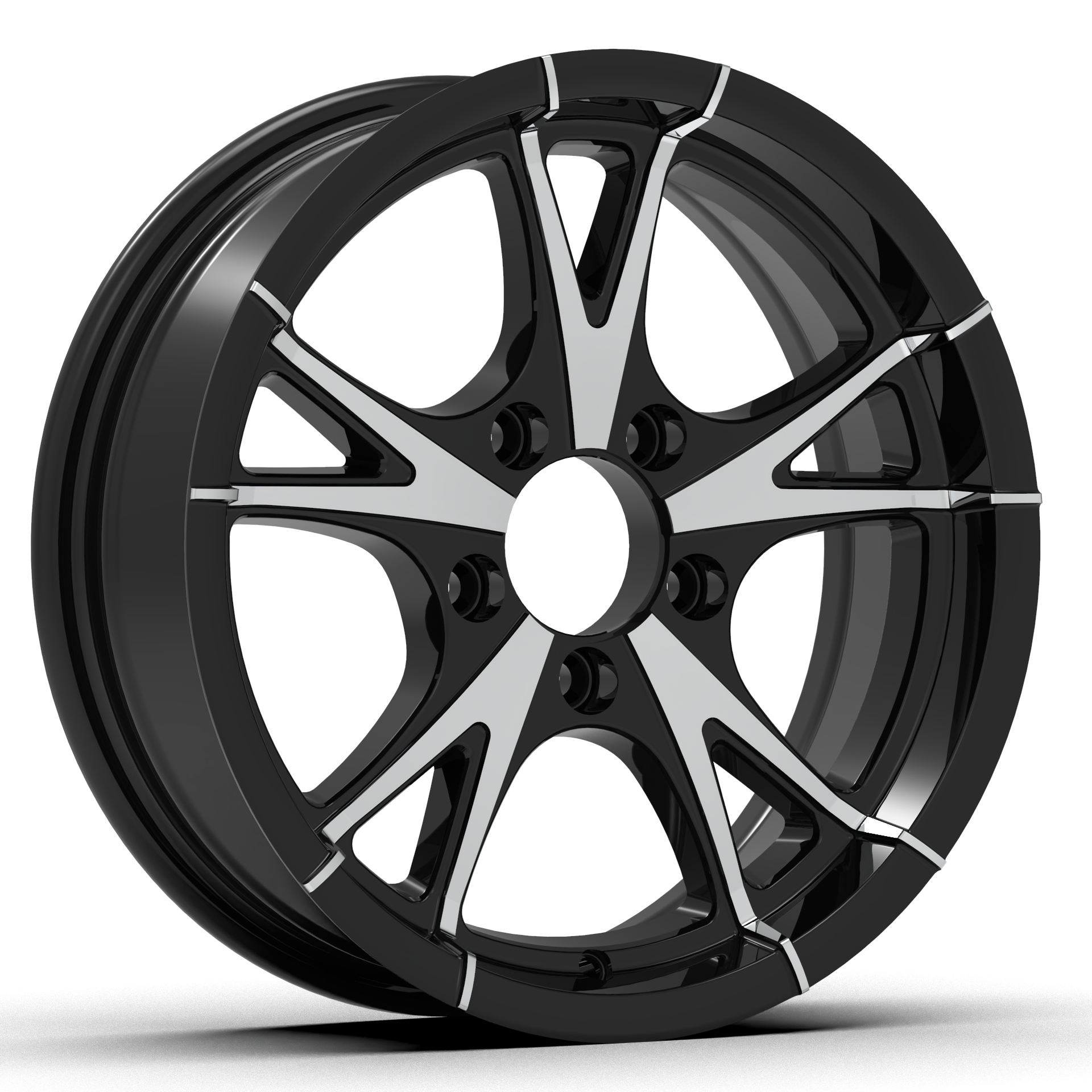 RAGE TRAILER WHEEL Rhino Aluminum Wheel CW515 , 15x5J, 5Lug 15X5J, 5Lug
